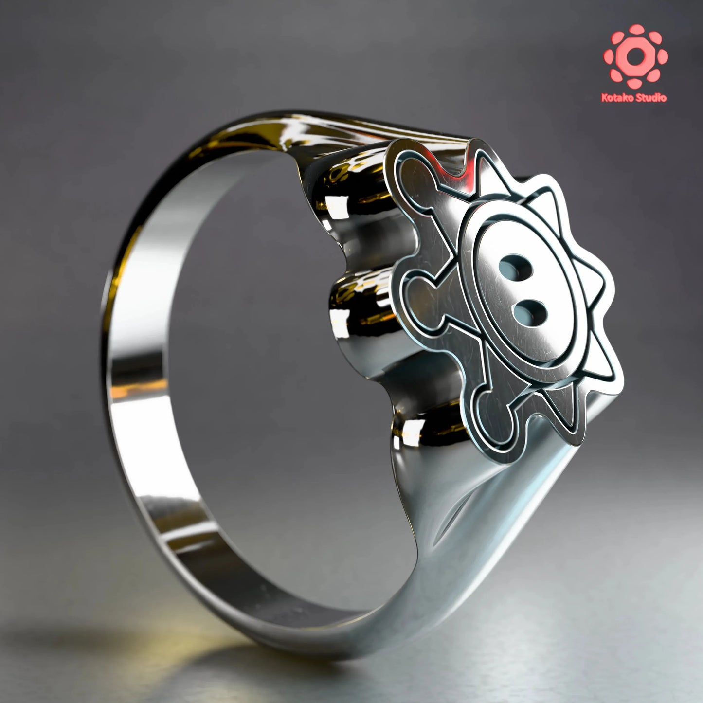 Shine Sprite Sterling Silver Ring | Mario Sunshine Inspired Jewelry