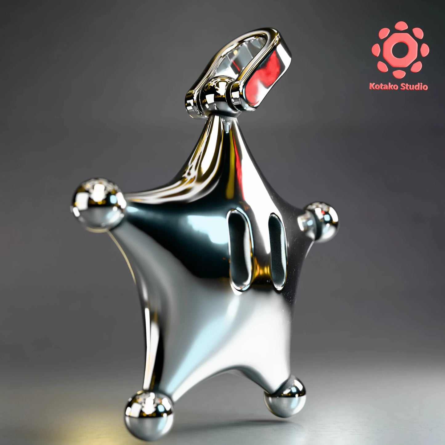 Grand Star Sterling Silver Pendant | Super Mario Inspired Jewelry