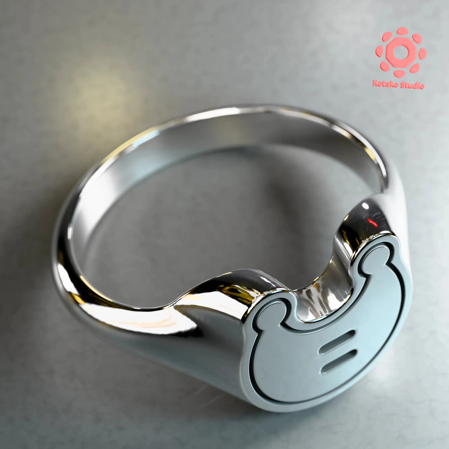 Power Moon Sterling Silver Ring | Mario Odyssey Inspired Jewelry