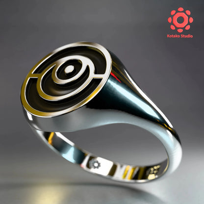 Ao-chan Sterling Silver Ring | Ninomae Ina'nis Inspired Jewelry