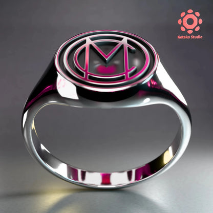 MC Sterling Silver Ring | Mori Calliope Inspired Jewelry