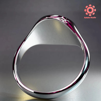 MC Sterling Silver Ring | Mori Calliope Inspired Jewelry