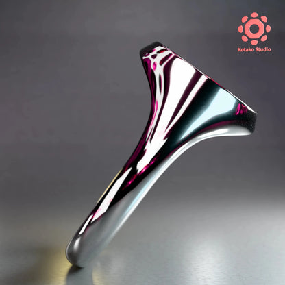 MC Sterling Silver Ring | Mori Calliope Inspired Jewelry