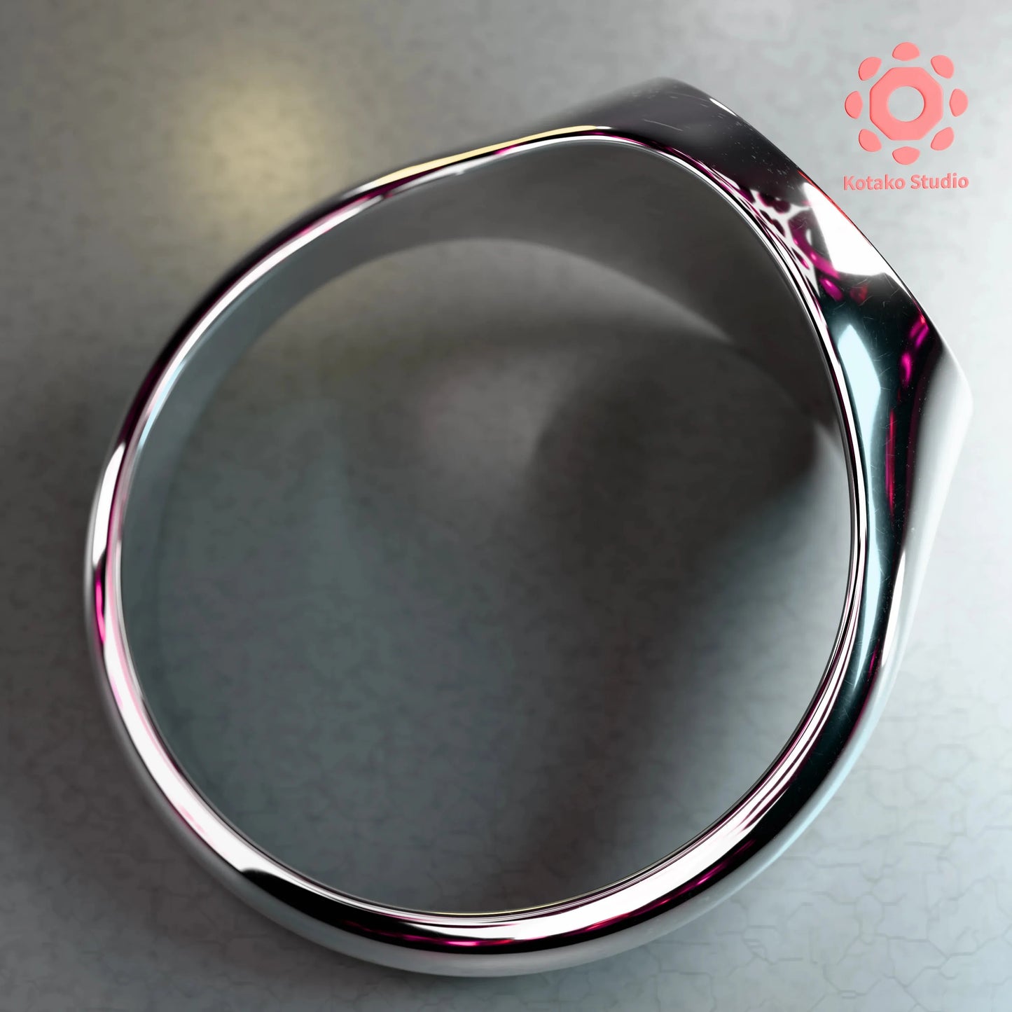 MC Sterling Silver Ring | Mori Calliope Inspired Jewelry