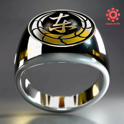 Tojo Clan Emblem Sterling Silver Ring | Ryu Ga Gotoku (Yakuza) Inspired Jewelry