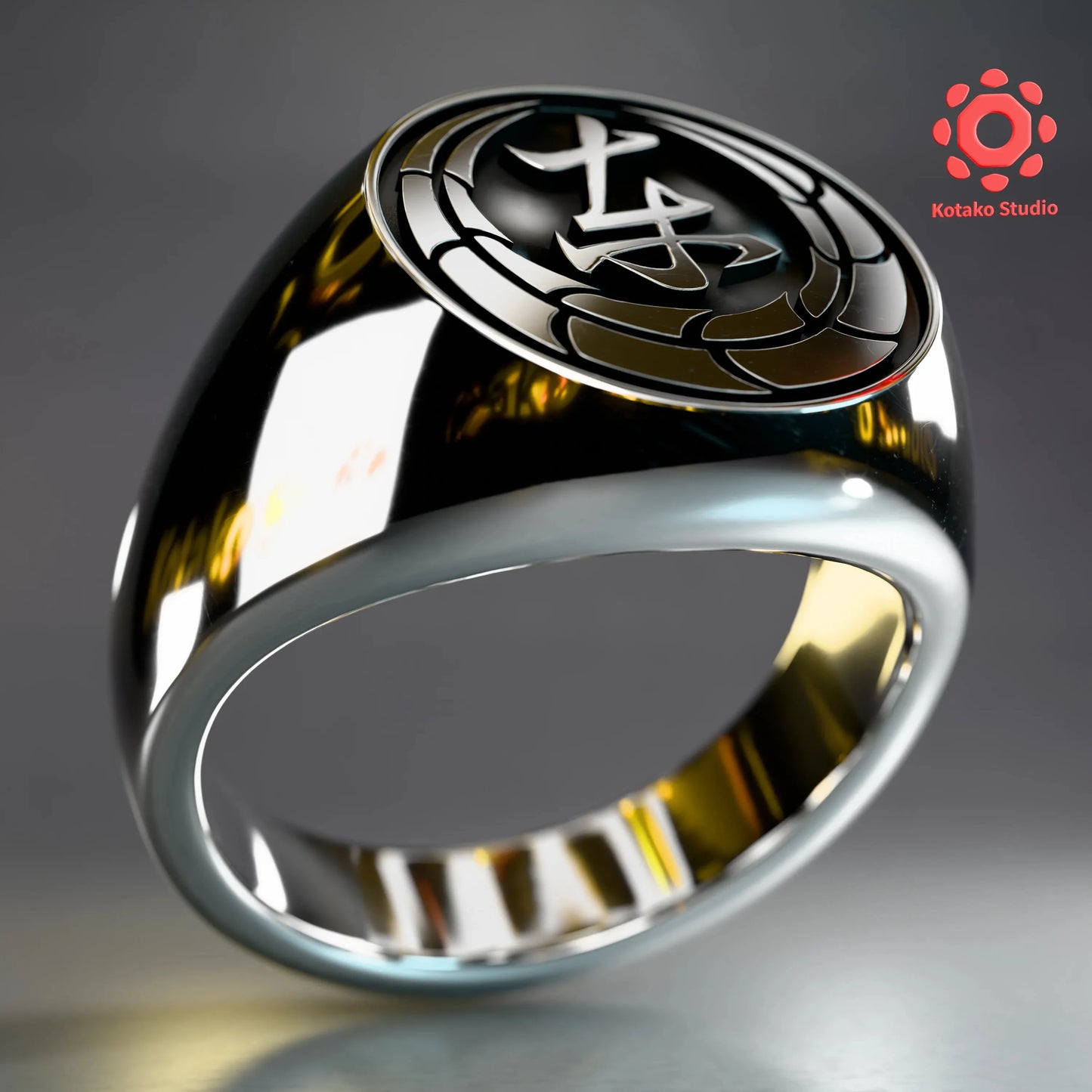 Tojo Clan Emblem Sterling Silver Ring | Ryu Ga Gotoku (Yakuza) Inspired Jewelry