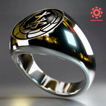 Tojo Clan Emblem Sterling Silver Ring | Ryu Ga Gotoku (Yakuza) Inspired Jewelry