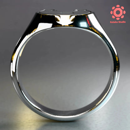 Power Moon Sterling Silver Ring | Mario Odyssey Inspired Jewelry