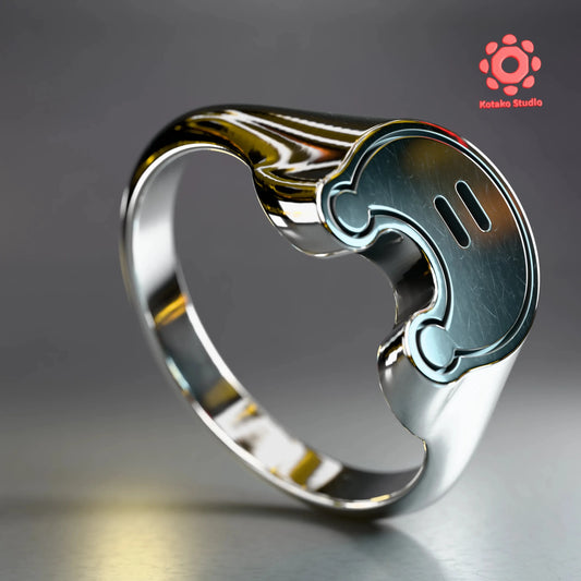 Power Moon Sterling Silver Ring | Mario Odyssey Inspired Jewelry