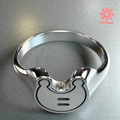 Power Moon Sterling Silver Ring | Mario Odyssey Inspired Jewelry