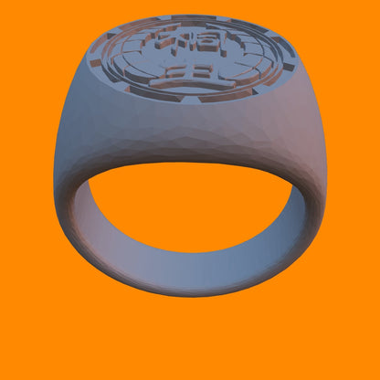 Kiryu Kai Emblem Sterling Silver Ring | Kiryu Coco Inspired Jewelry